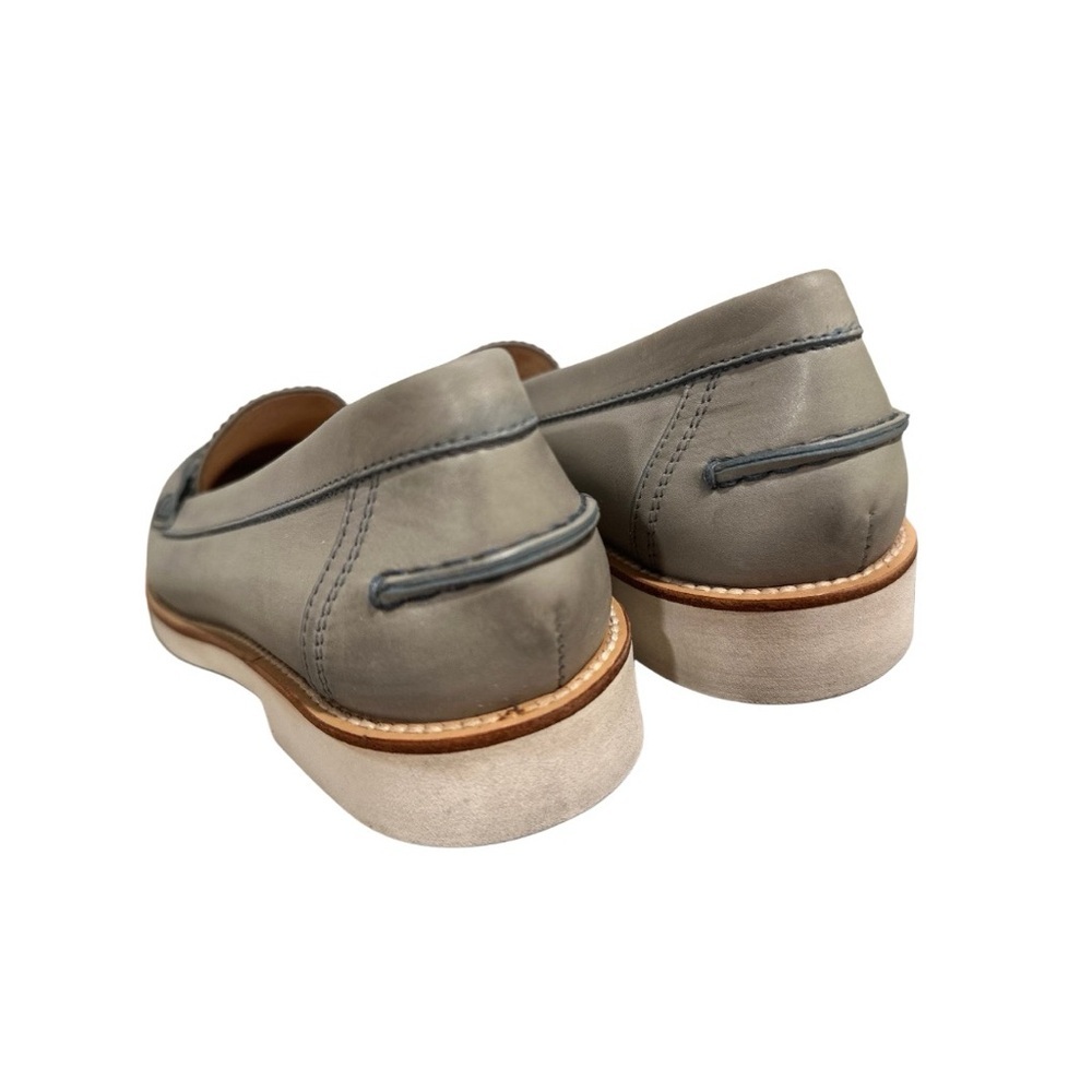 TOD’s Women’s Leather Loafer Sea Foam Green Flat Size 39 EU Made in Italy - Picture 9 of 17